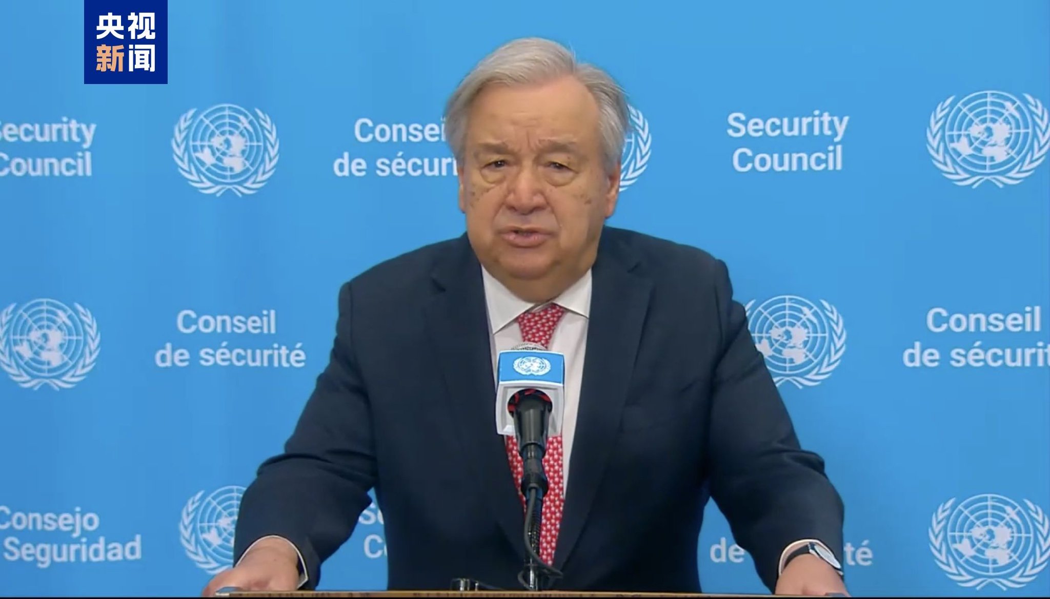 古特雷斯警告战争或吞噬整个中东 呼吁立即结束冲突