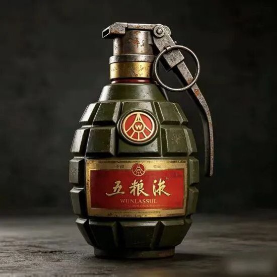 碎了一地的五粮液